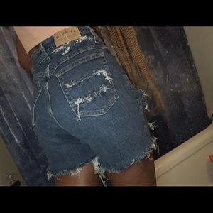 Vintage High Waisted Denim Shorts